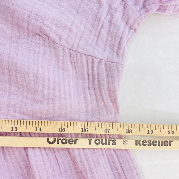 Isabel Maternity Women's Dress Small Short Sleeve Purple Gauzy Ingrid & Isabel - Picture 7 of 9